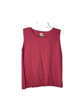 Chico's Sleeveless Knit Tank Top in Raspberry Pink